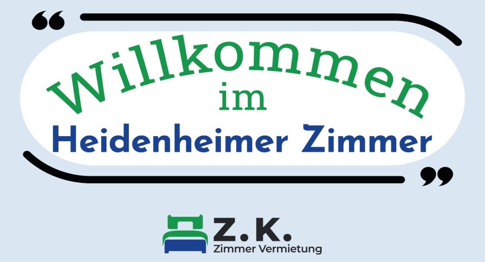 Heidenheimer Zimmer Kültér fotó